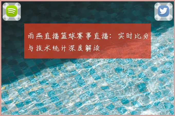 雨燕直播篮球赛事直播:实时比分与技术统计深度解读